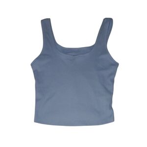 Wild Fable Sky Blue Ribbed Tank Top